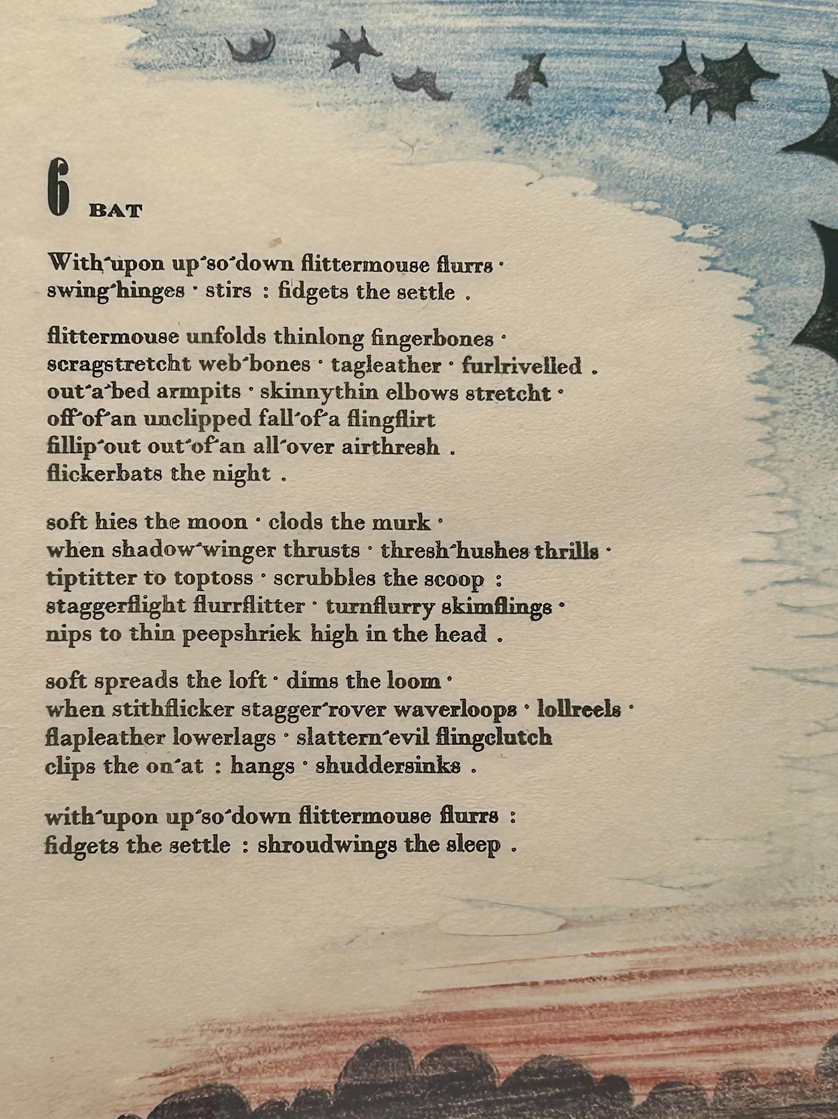 Poesia 6 da 9 Poesie dalla Nature, 1959 - Landscape Art Grigio di Morris Cox