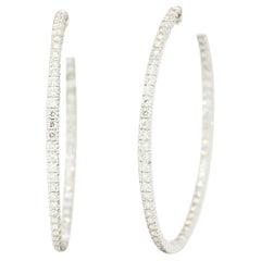 Morris
David 14 Karat White Gold 6.10 Carat Large Diamond Hoop Earrings Morris
David 14 Karat White Gold 6.10 Carat Large Diamond Hoop Earrings