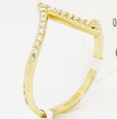 Morris & David 14 Karat Yellow Gold 0.25 Carat Diamond Ring