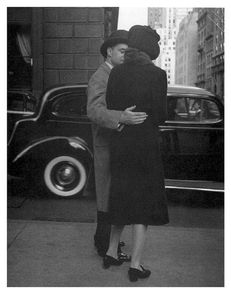 Morris Engel Black and White Photograph - Park Avenue, New York City