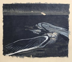Surrealistischer Siebdruck „Verwundeter Gull“ von Morris Graves