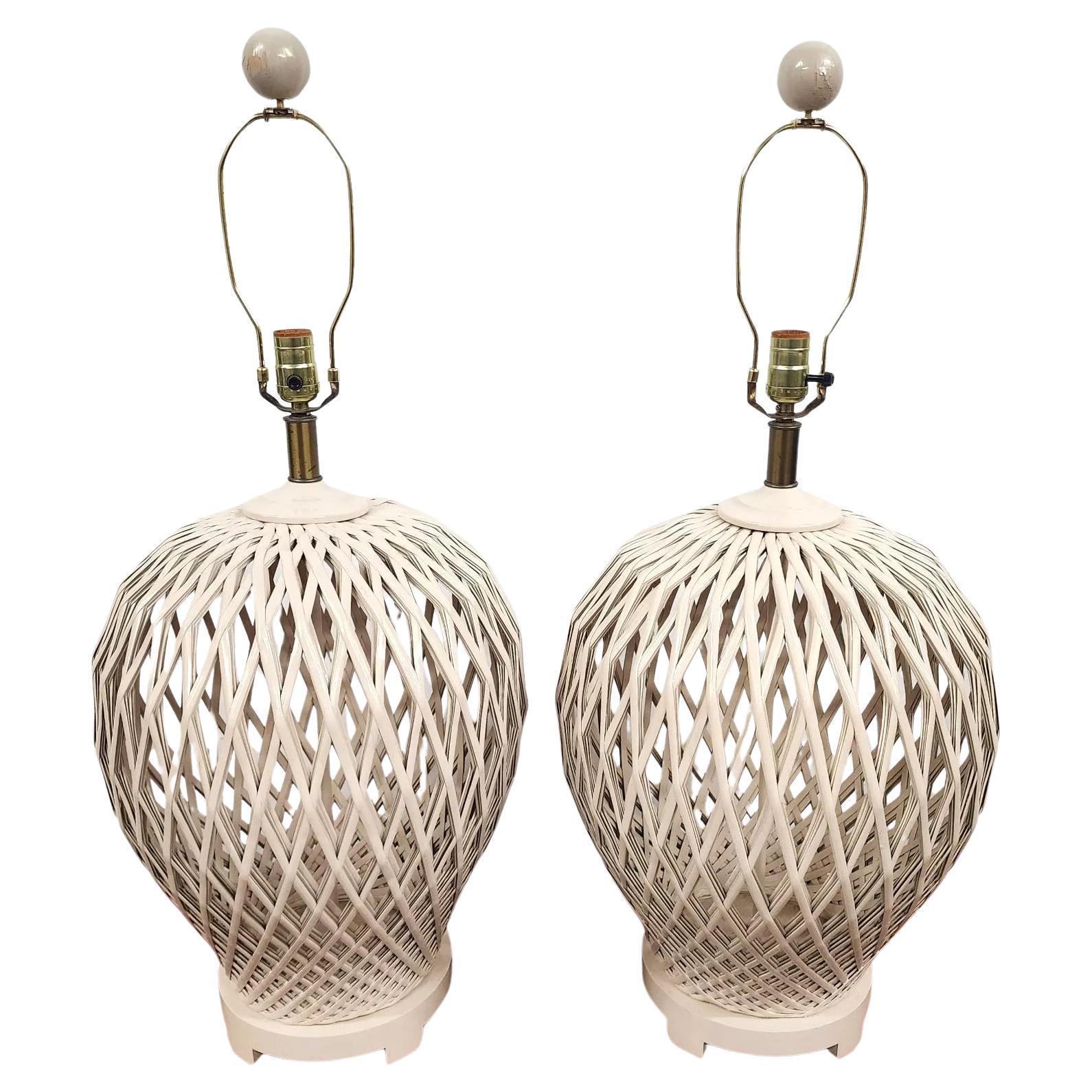 Coppia di lampade da tavolo Morris Greenspan