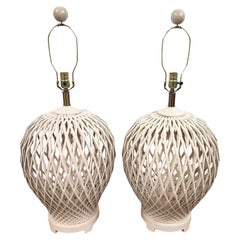 Morris Greenspan Table Lamps Pair