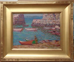 Morris Hall Pancoast Lanes Cove Gloucester Oil Painting New Jersey Rockport Art
