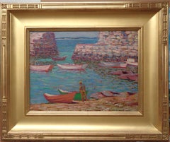 Morris Hall Pancoast Lanes Cove Gloucester Oil Painting New Jersey Rockport Art 