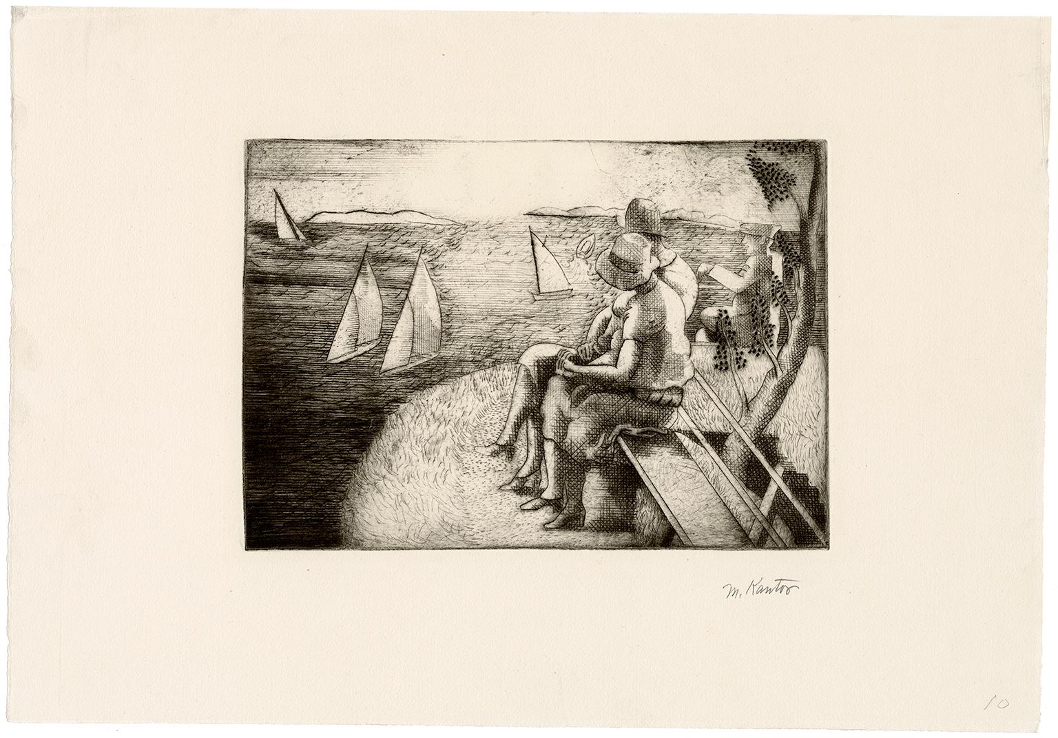 Untitled (Seaside, Cape Cod) – Print von Morris Kantor
