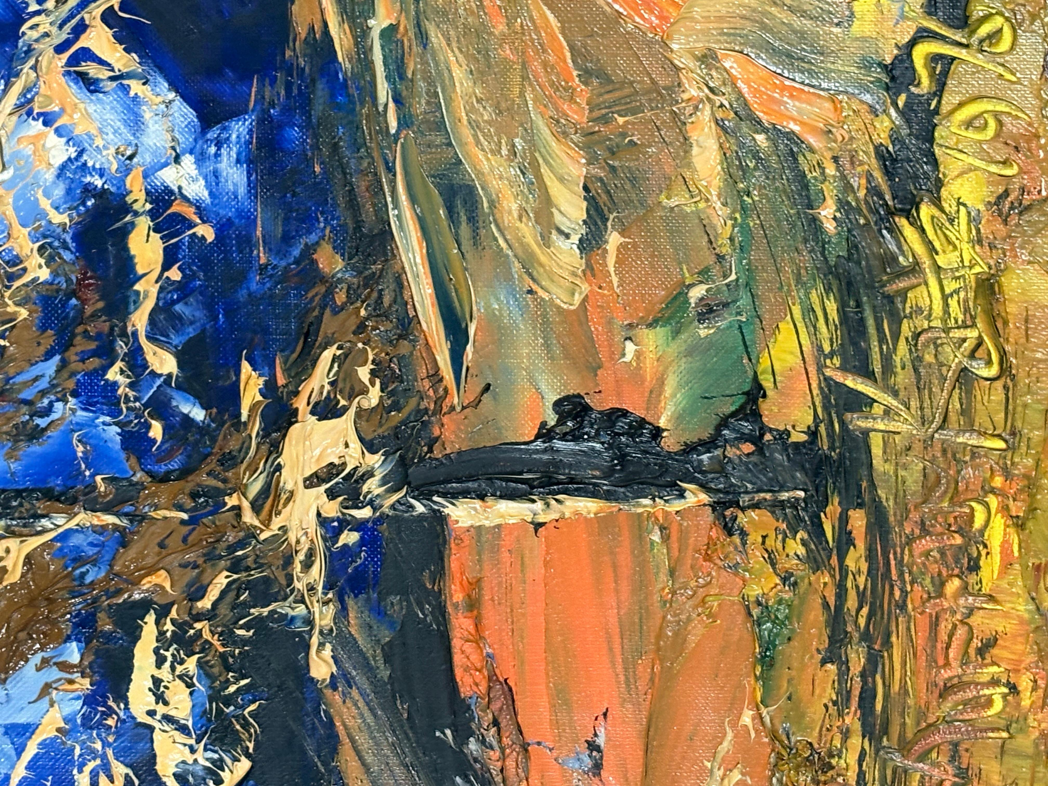 
Il s'agit d'une peinture à l'huile originale de MORRIS KATZ sur panneau signée Paysage 24x20. Non encadré, en bon état, signé