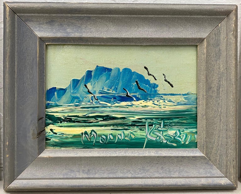 Morris Katz Set of Three of Original Seascape Oil Paintings C.2001 For Sale 2