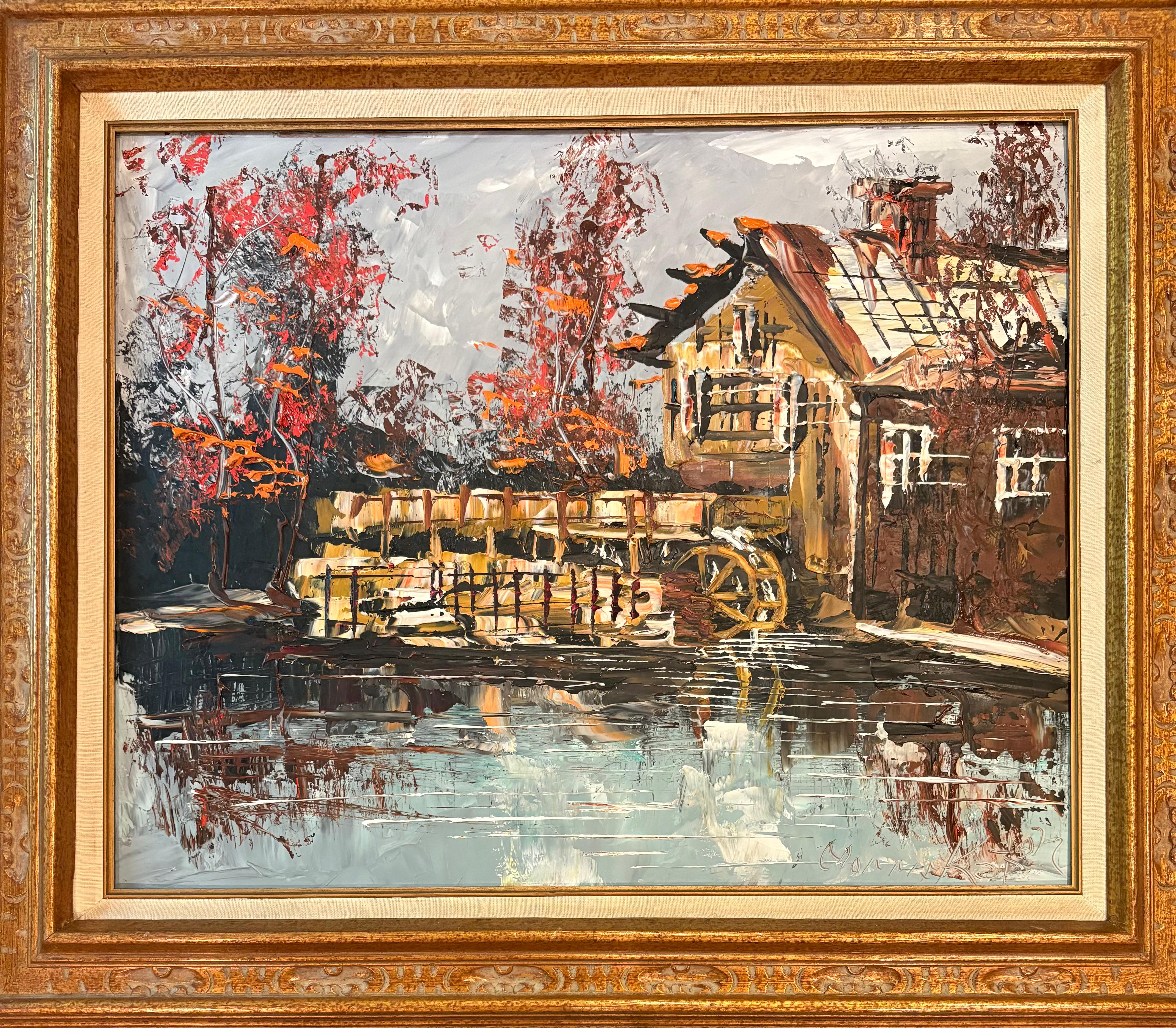 Moulin à vent - Painting de Morris Katz