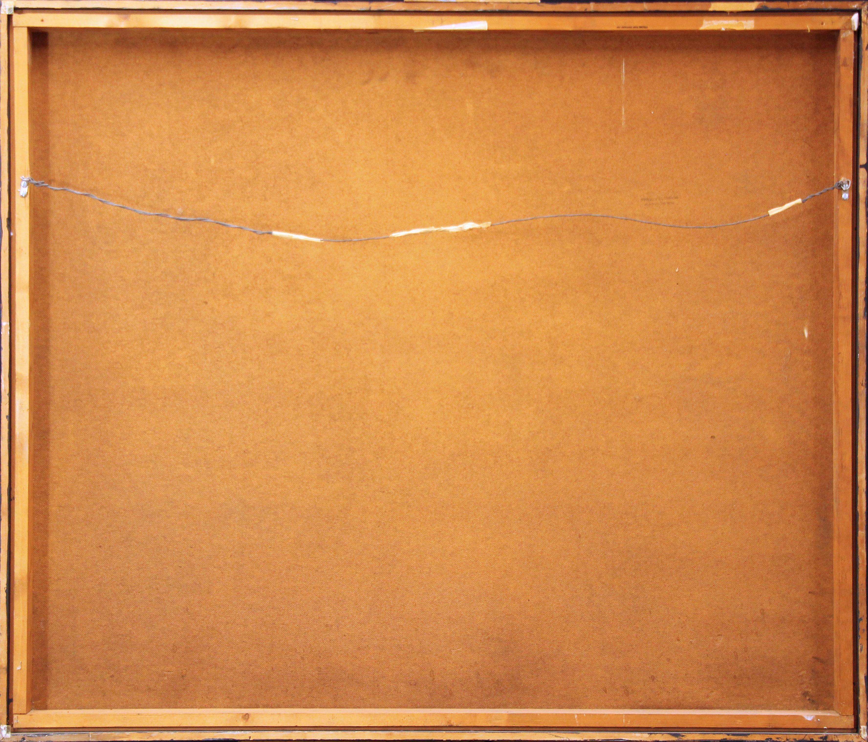 Espressionista astratto #2, multicolore, artista di Philadelphia, firmato - Painting Astratto di Morris Lewis Blackman