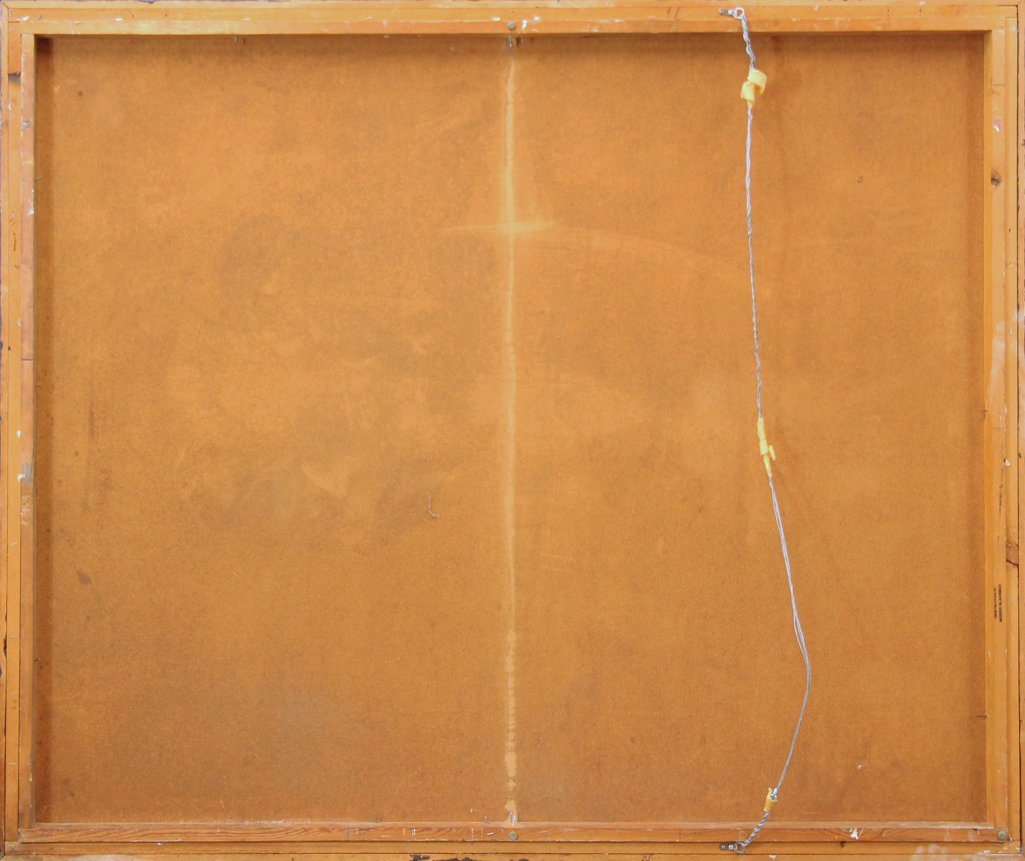 Espressionista astratto #5, multicolore, artista di Philadelphia, firmato - Painting di Morris Lewis Blackman