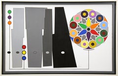 Geometric Abstract #2, multi colored, Philadelphia artist