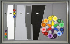 Geometric Abstract #4, multi colored, Philadelphia artist