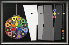 Geometric Abstract #7, multi colored, Philadelphia artist