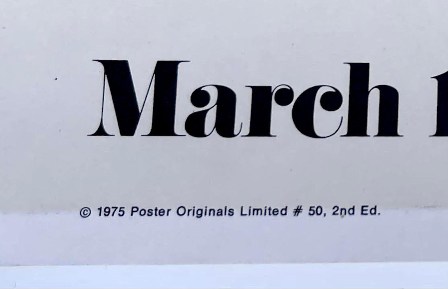 Rare original poster for Morris Louis at Andre Emmerich Gallery, 1967 3