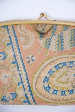 Morris Moskowitz Paisley Leder Clutch