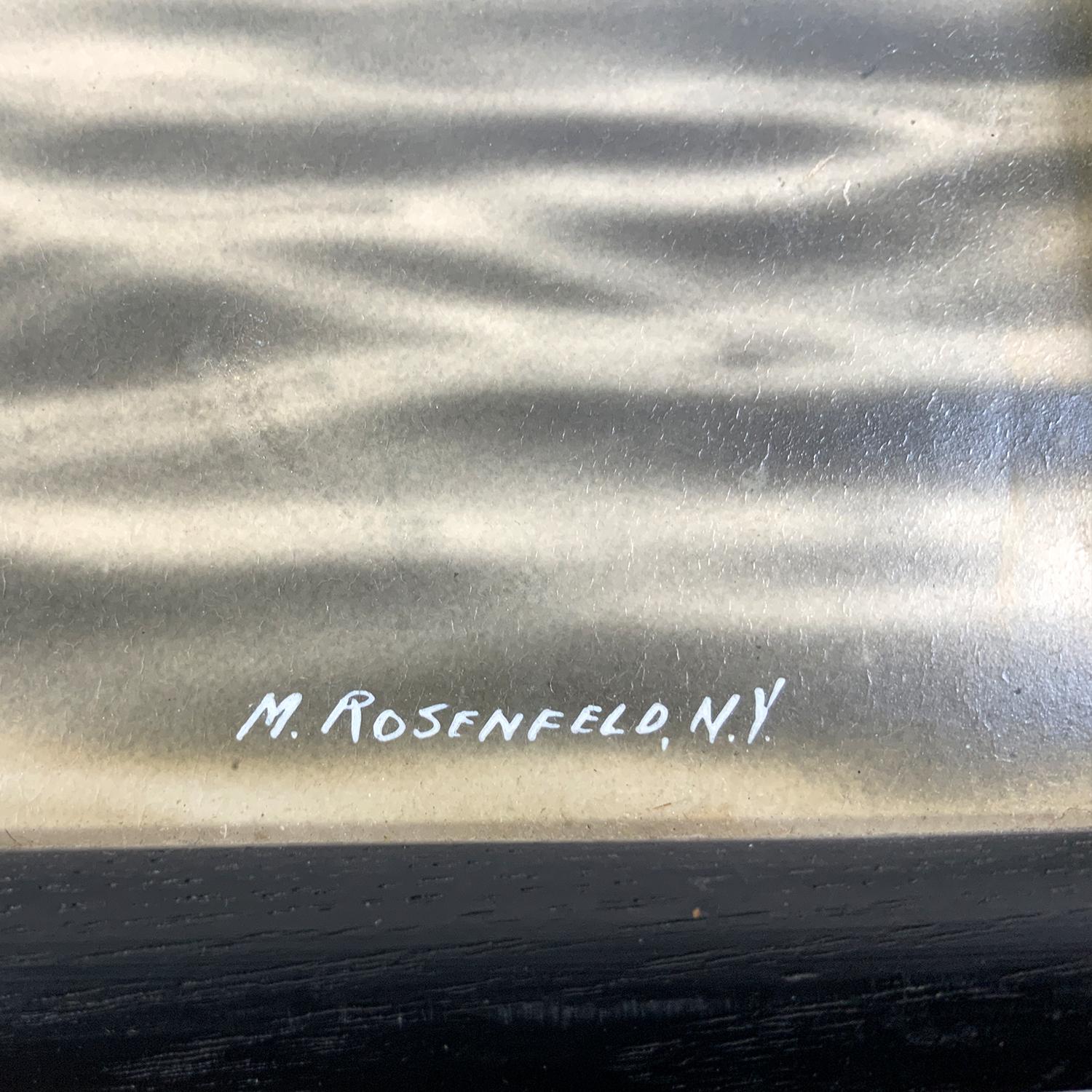 Morris Rosenfeld Schwarz-Weiß-Fotografie eines Marconi-Schleifens (Papier) im Angebot