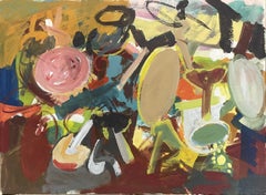 Kasein-Abstrakte Gemälde