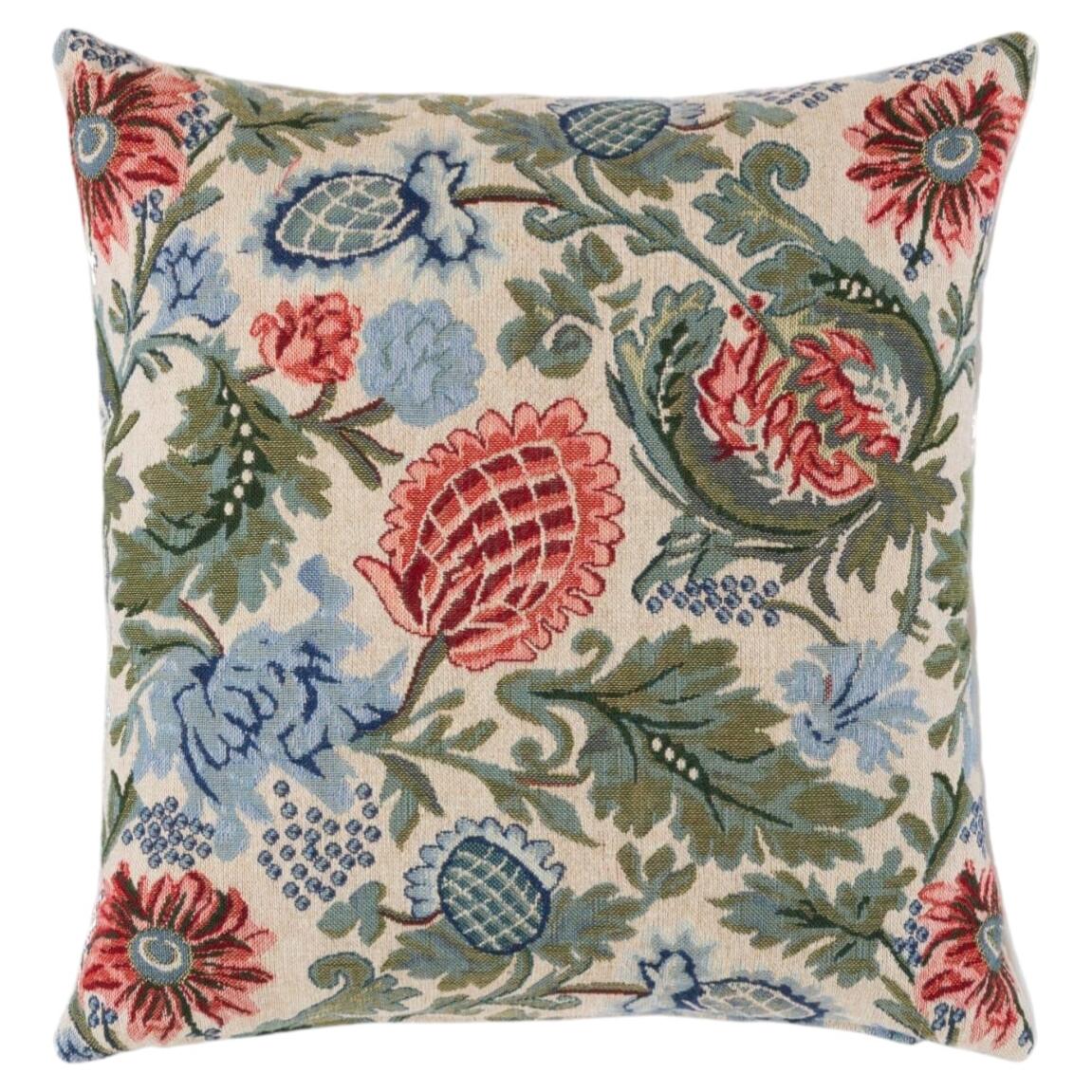 Morris Venetian Tapestry Cushion with Feather Filler - (18"x18")