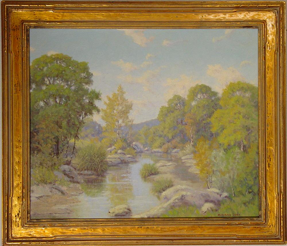 Landscape Painting Morris Walton Leader - « BARTON CREEK » AUSTIN
