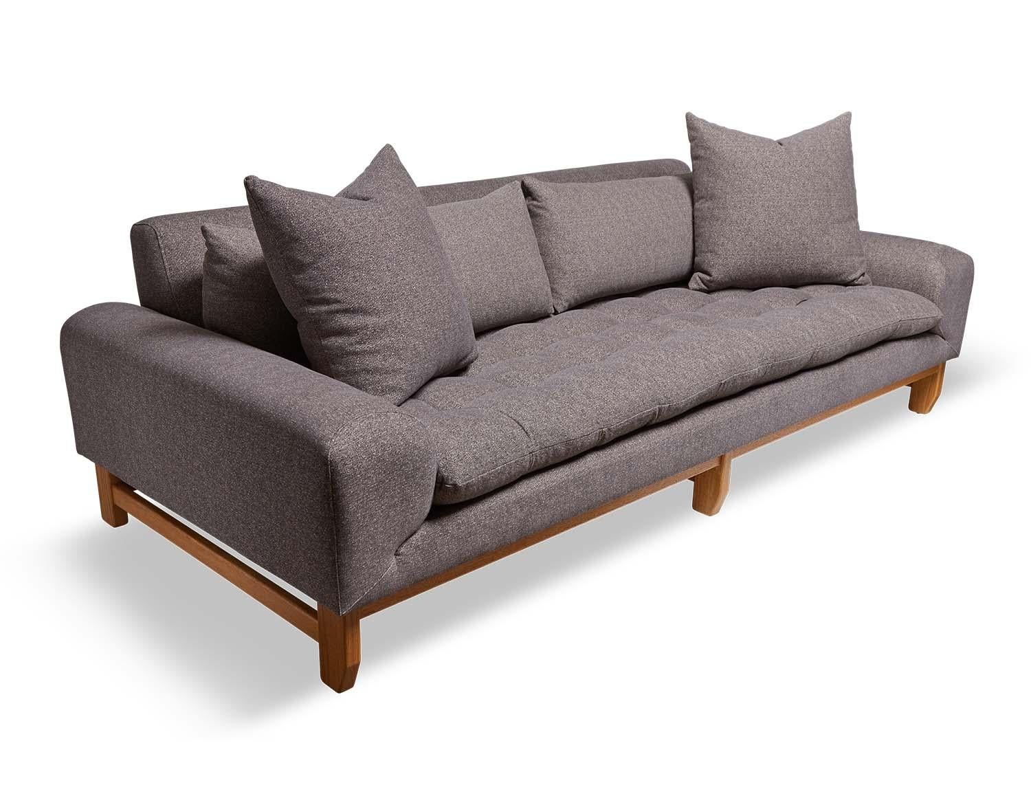 The Morro sofa is our deepest and largest scaled sofa featuring a biscuit tufted seat, loose back cushions and a geometrically sculpted base. Available in American walnut or white oak.

The Lawson-Fenning Collection is designed and handmade in Los