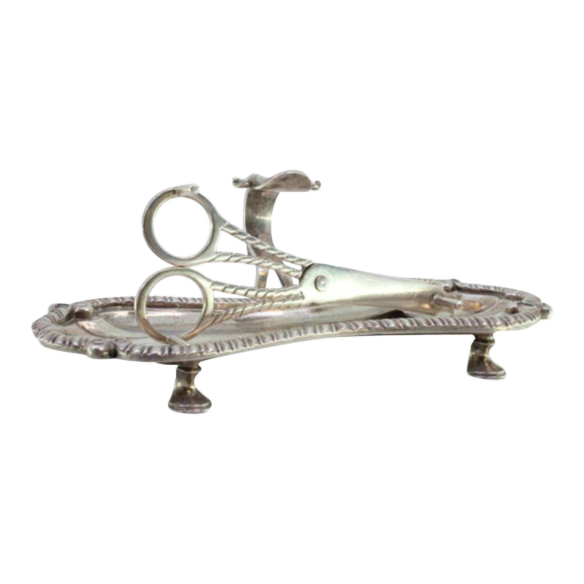 Morrões tray 
scissors w/ corded edge 
4 double feet