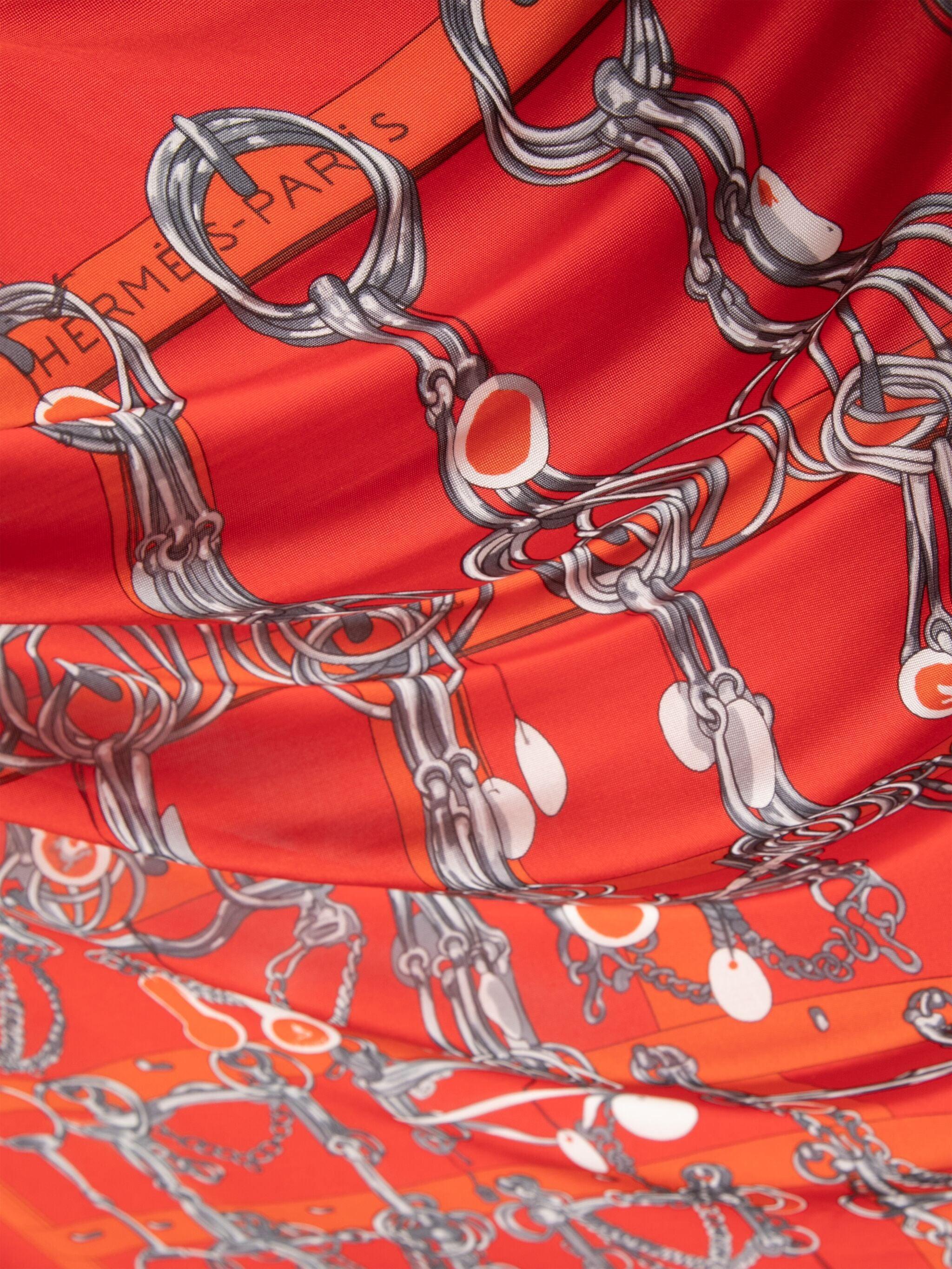 Mors et Filets silk scarf In Excellent Condition In London, GB