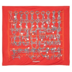 Mors et Filets silk scarf