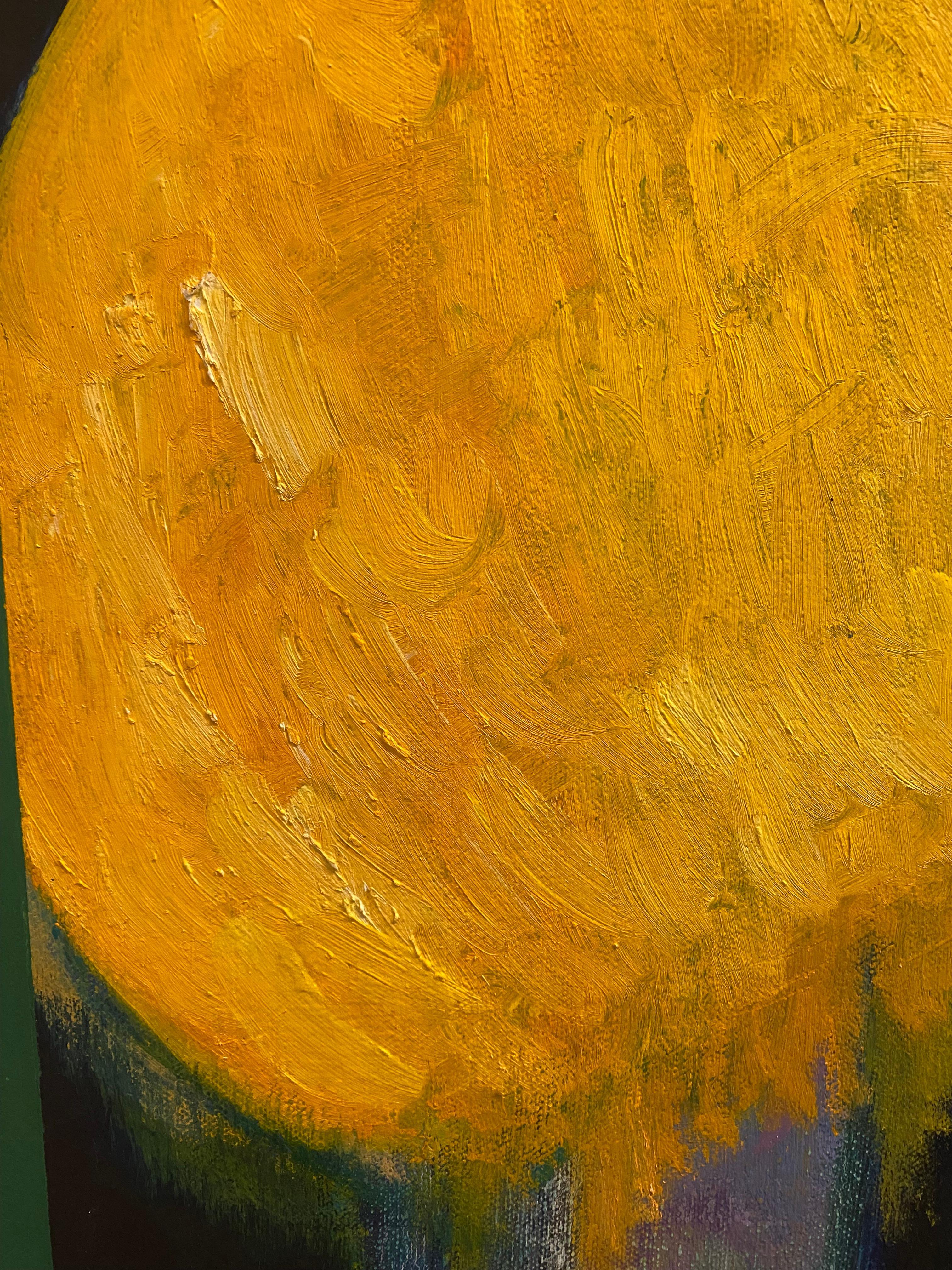 Geometrisches abstraktes Acryl von Mort Lampert im Angebot 1