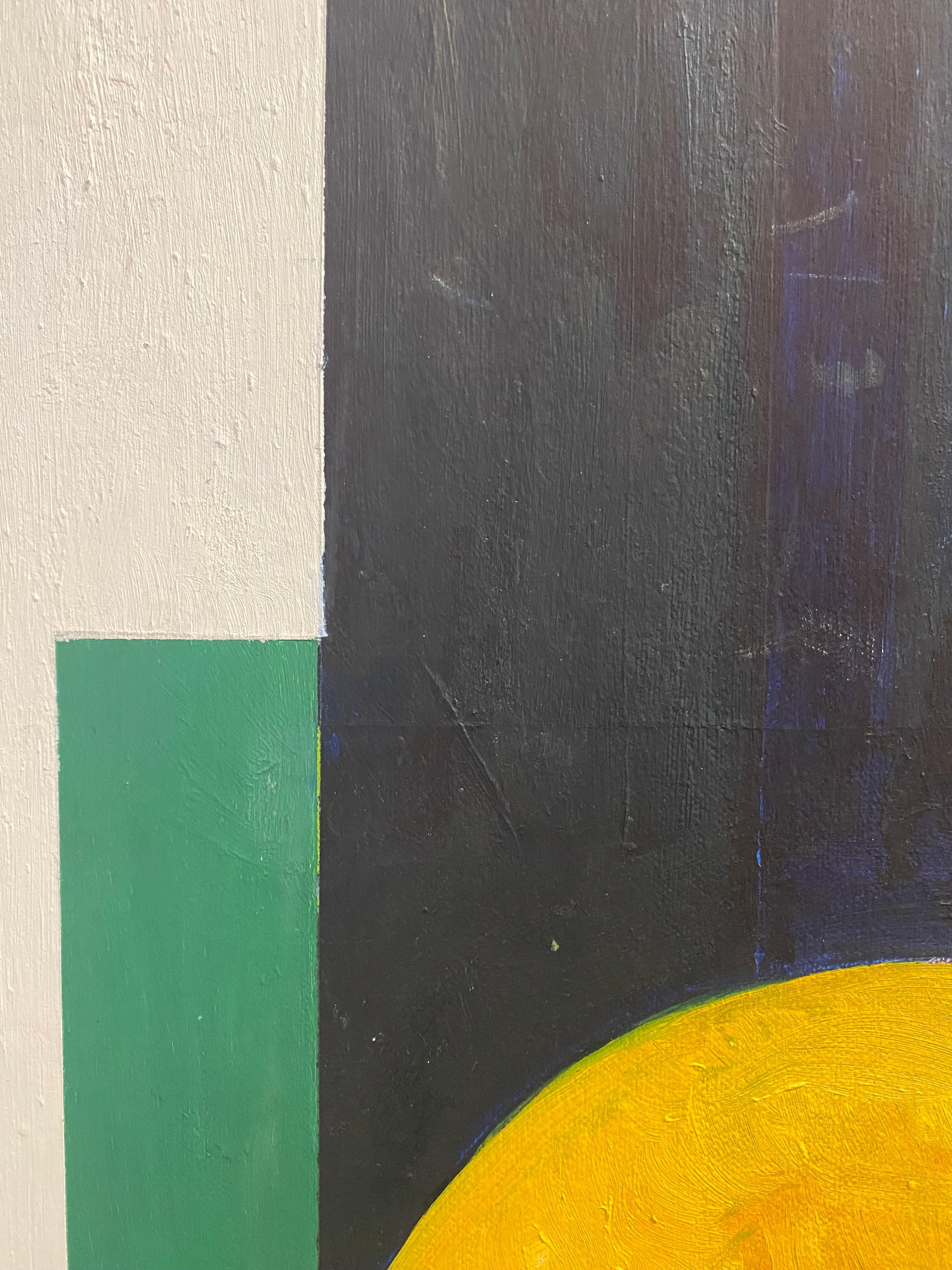 Geometrisches abstraktes Acryl von Mort Lampert im Angebot 3