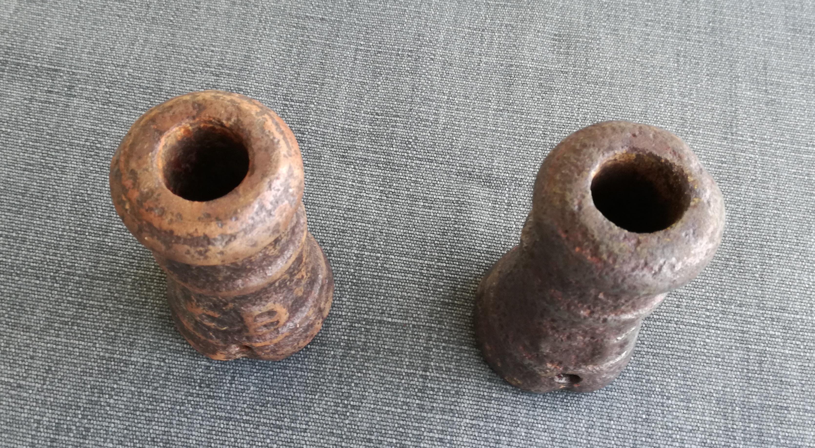 Jacobean Mortar, bombard (2) - Jacobin - Iron For Sale