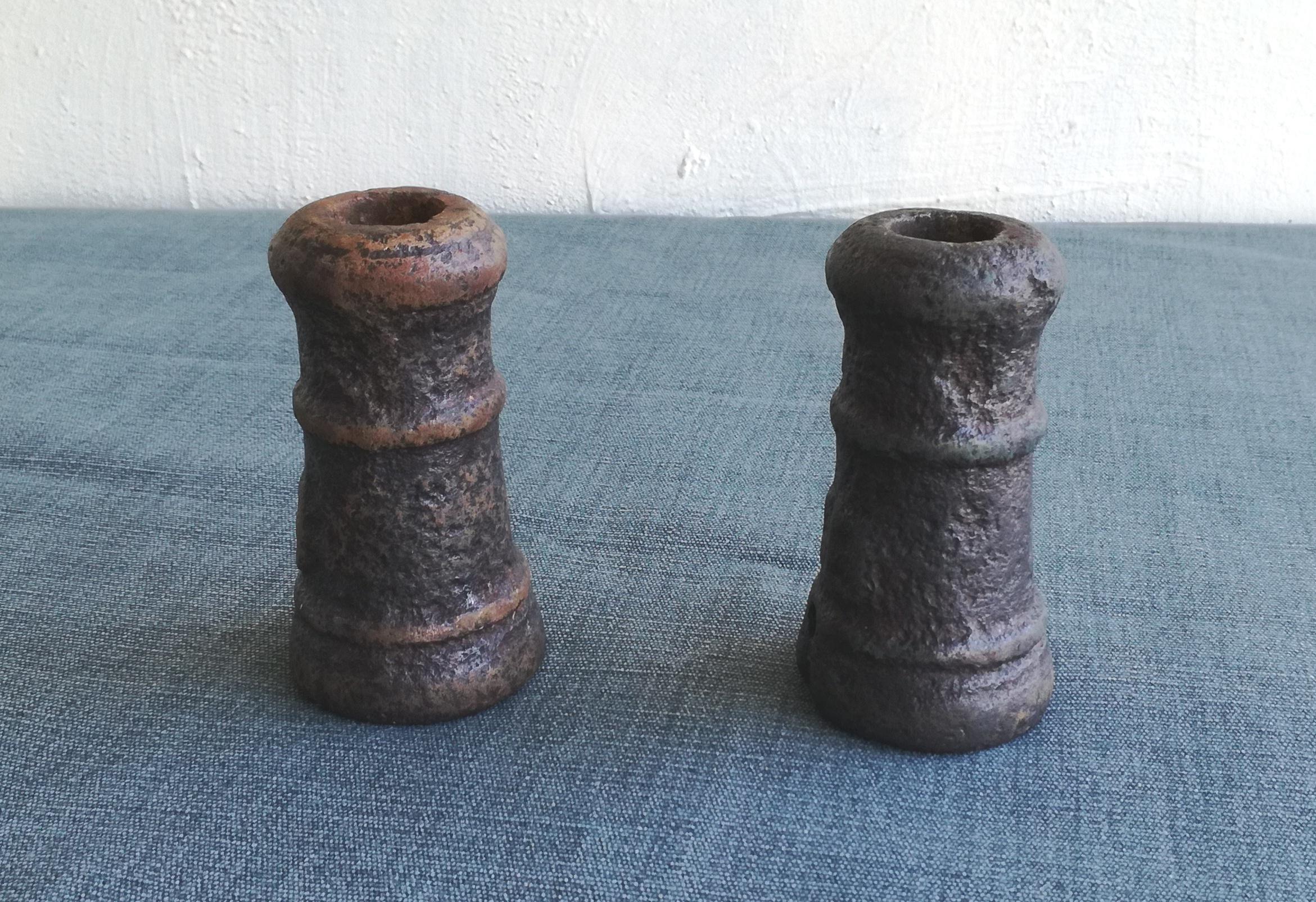 Hand-Crafted Mortar, bombard (2) - Jacobin - Iron For Sale