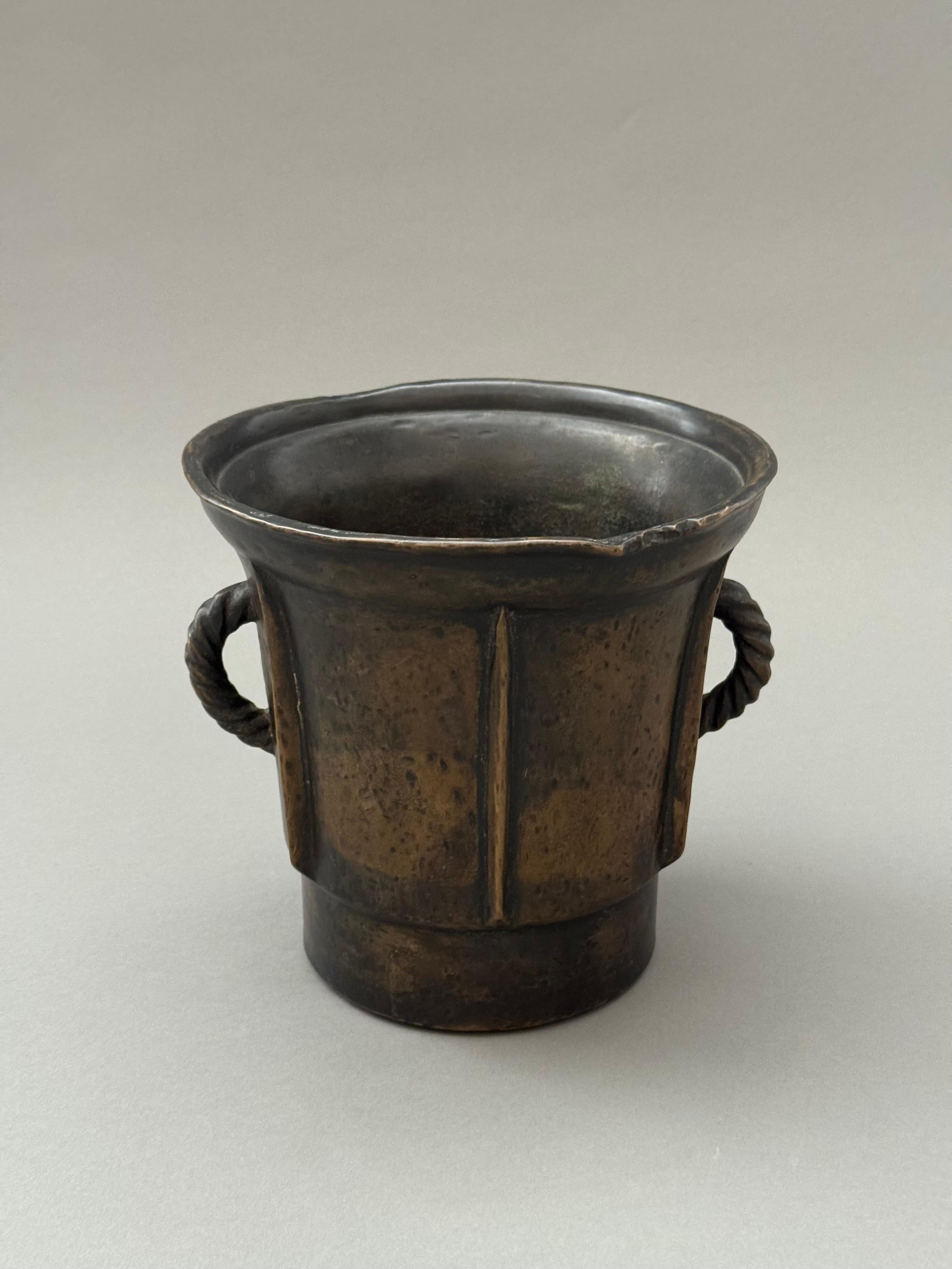 italien Mortaio in bronzo - Toscana XVI secolo en vente