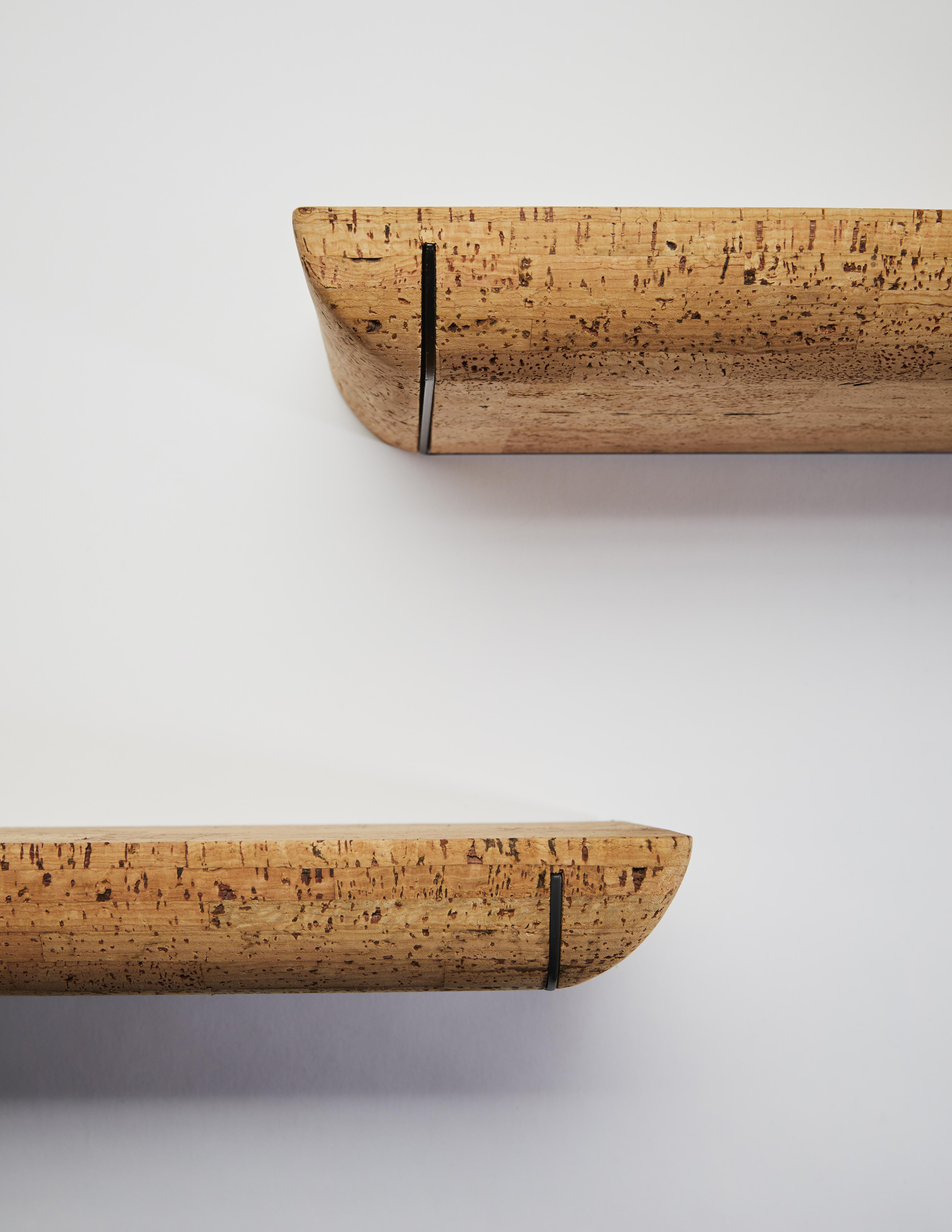 French Mortaise Wall Shelf-700 by Clemence Birot For Sale