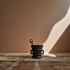 Mortar and Pestle, cast iron, early 18th century, Sweden