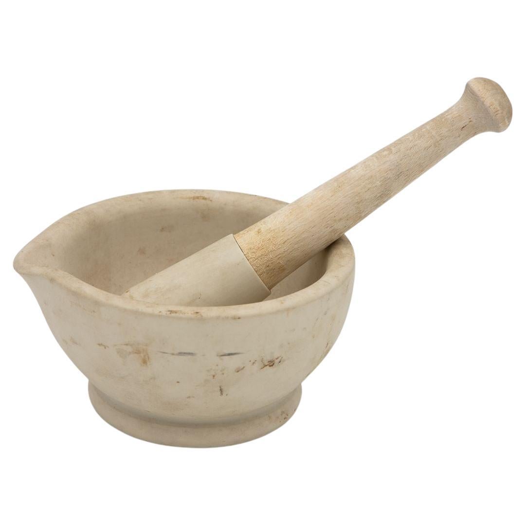 Spanish 18th Century Mortar and Pestle For Sale at 1stDibs