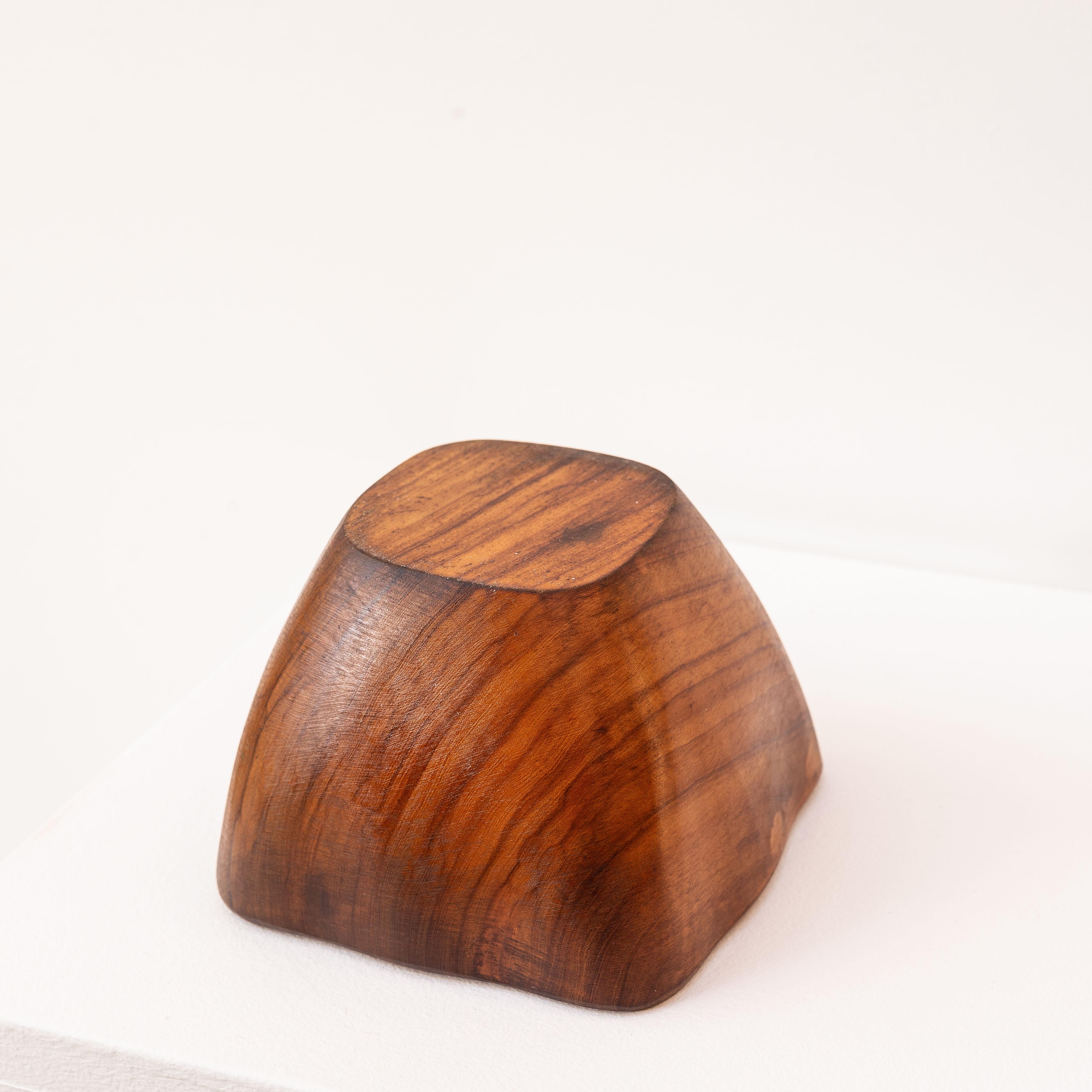 Juego de mortero y maja en madera de olivo, Francia Años 60 en venta 5
