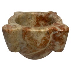 Antique Mortar in red marble