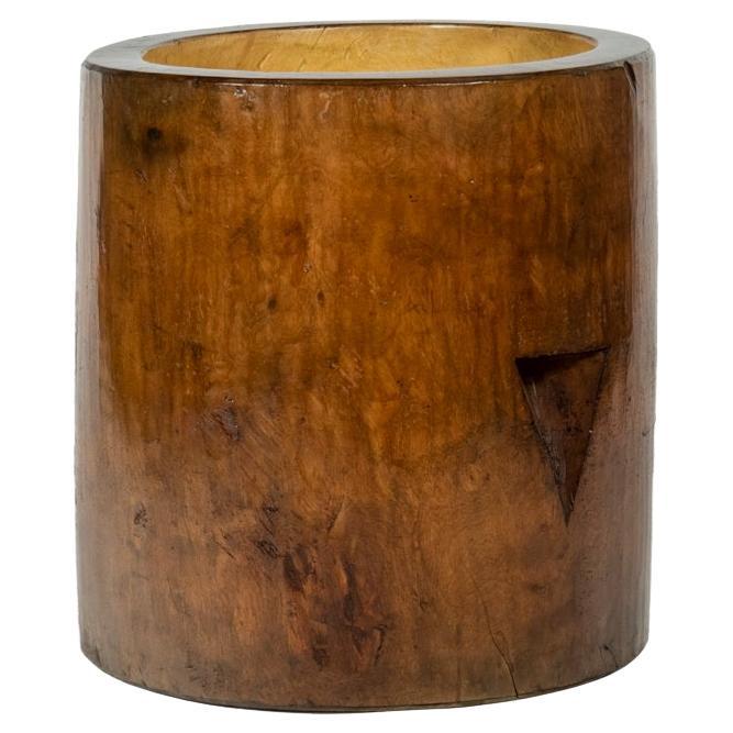 Mortar, or Empty-Pocket, in Fruit Wood, 1950s For Sale