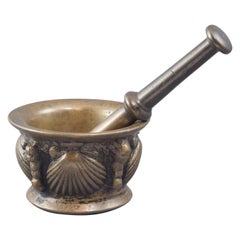 Mortar with Mace, Bronze. 17th Century