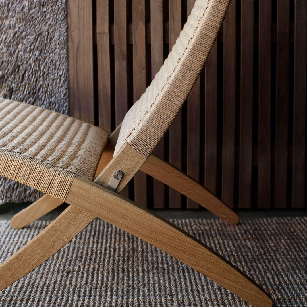 Danish Morten Gottler 'MG501 Cuba' Chair in Oak, Oil & Papercord for Carl Hansen & Son For Sale