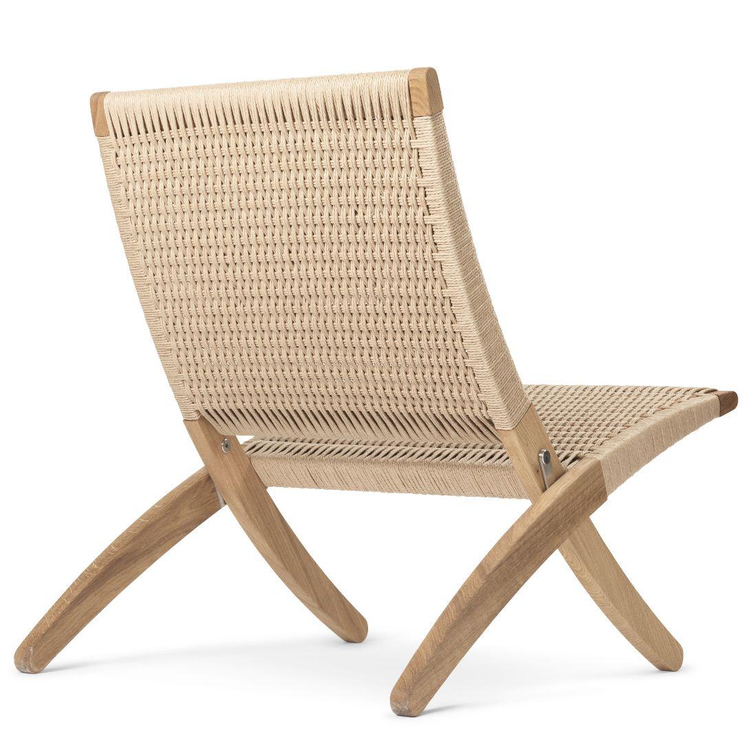 Contemporary Morten Gottler 'MG501 Cuba' Chair in Oak, Oil & Papercord for Carl Hansen & Son For Sale