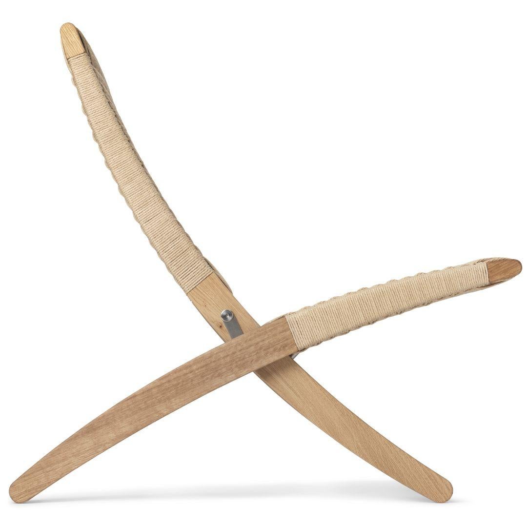 Chêne Chaise 'MG501 Cuba' de Morten Gottler en Oak, huile et corde de papier pour Carl Hansen & Son en vente