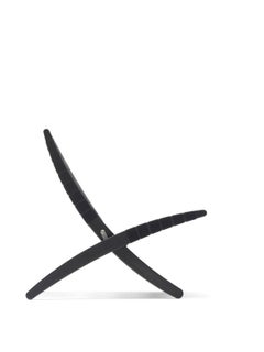 Morten Gøttler MG501 Cuba Chair Black Oak Schwarzes Baumwollgewebe für Carl Hansen