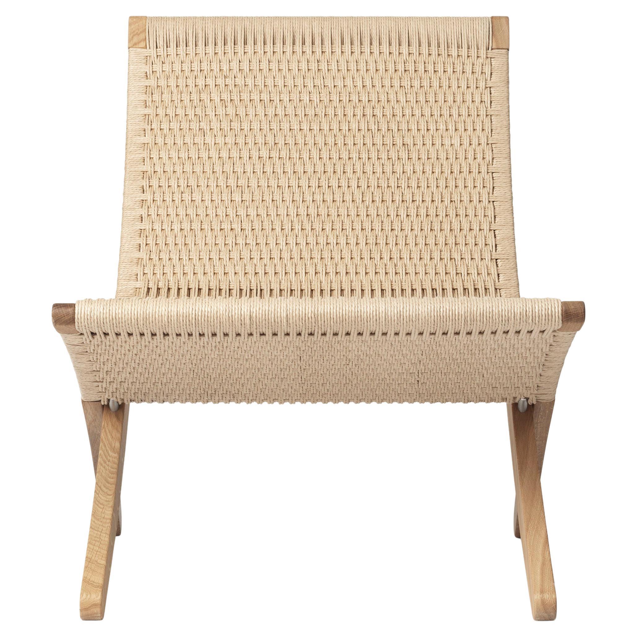 Morten Gøttler MG501 Cuba Stuhl Eiche Öl Naturpapier Corde für Carl Hansen