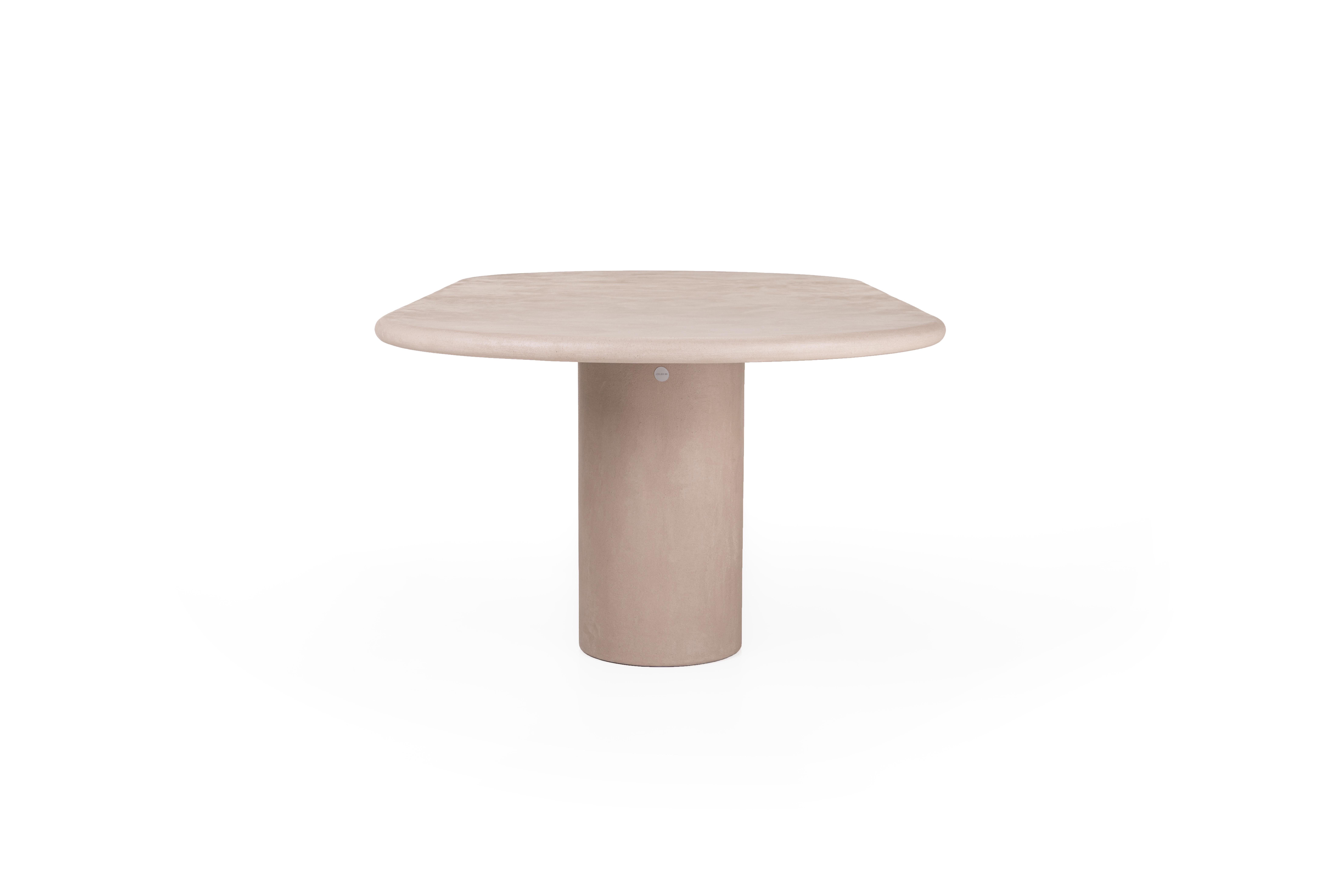 Belgian Contemporary Rounded Natural Plaster 