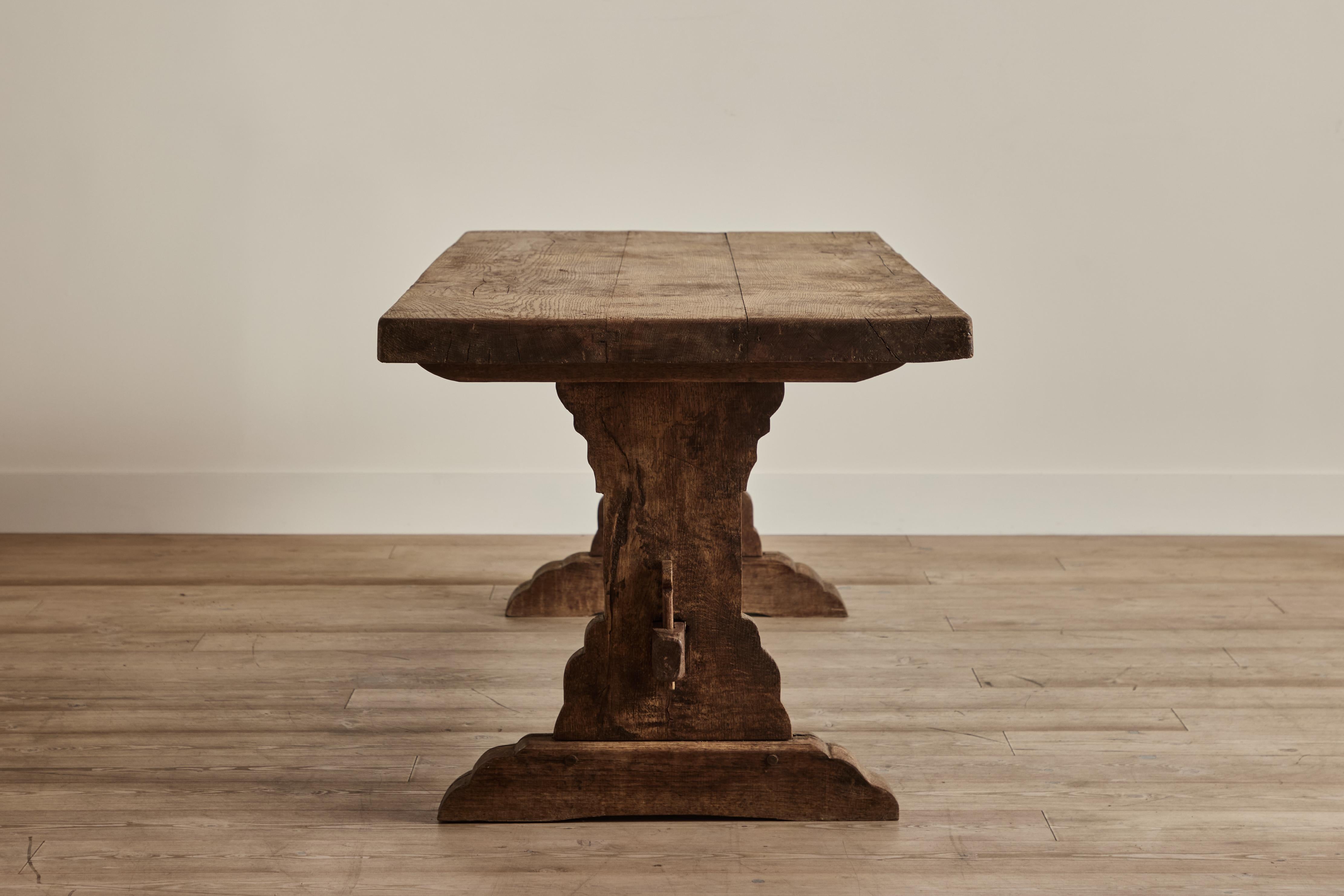 French Mortise & Tenon Dining Table