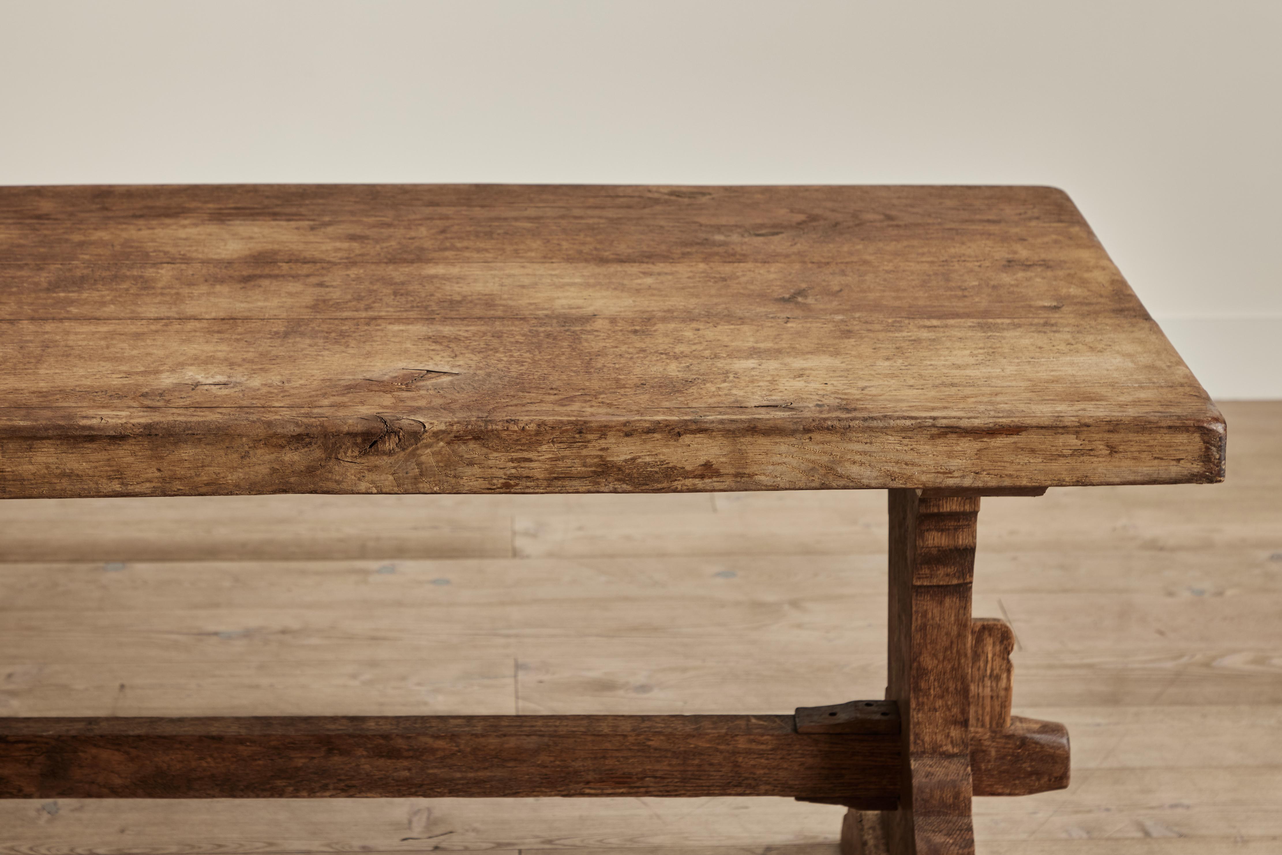 Mortise & Tenon Dining Table In Good Condition In Los Angeles, CA