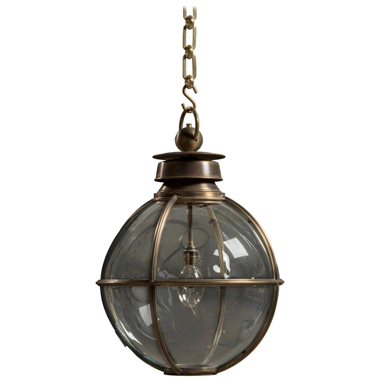 The Jamb Morton Victorian Hanging Globe Lantern For Sale