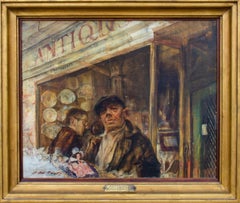 Antique Shop, Classic American Scene by Morton Roberts